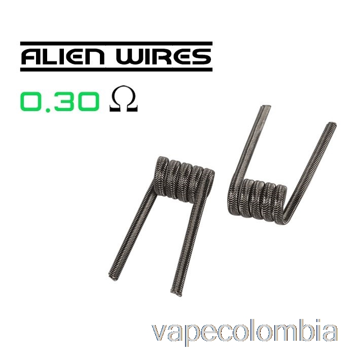 Vape Recargable Wotofo Comp Wire - Bobinas Preconstruidas 0.3ohm Alien - Paquete De 10